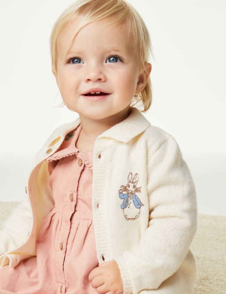 Peter Rabbit™ Knitted Cardigan (0-3 Yrs) 1 of 4