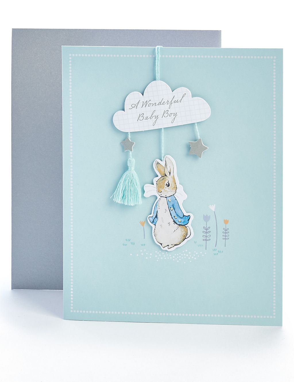 Peter Rabbit™ New Baby Boy Card 3 of 4