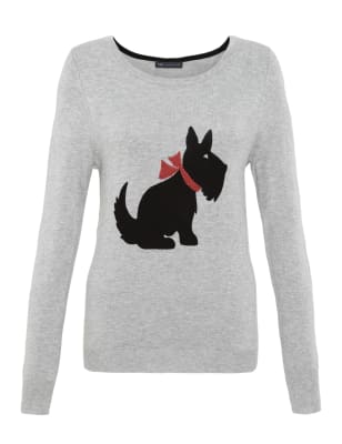m&s dog jumper