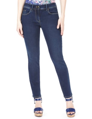 Petite Sculpt & Lift Skinny Denim Jeans, 000