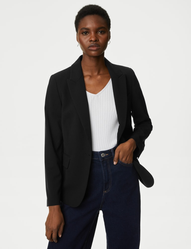 Petite Slim Single Breasted Blazer 4 of 6