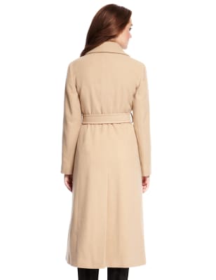 Petite wool best sale wrap coat