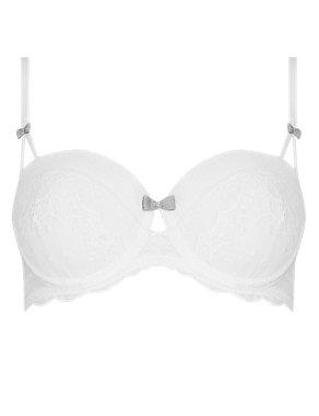 Petra Embroidered Padded Balcony Bra A-E Image 2 of 4