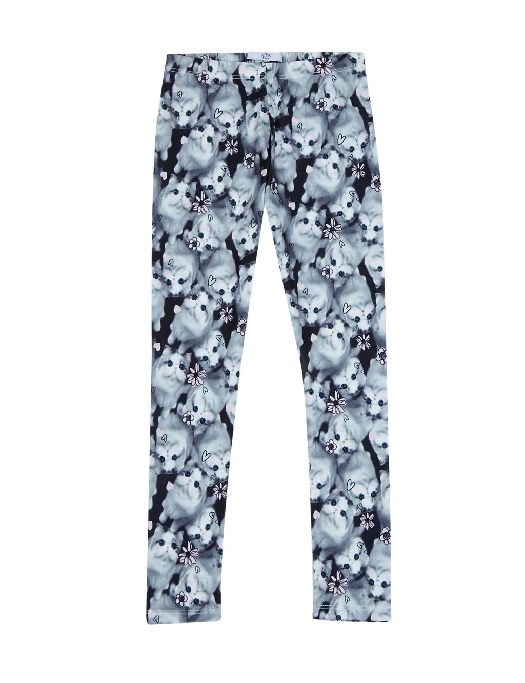 Photographic Cat Print Leggings with StayNEW™ (1-7 Years) 1 of 3