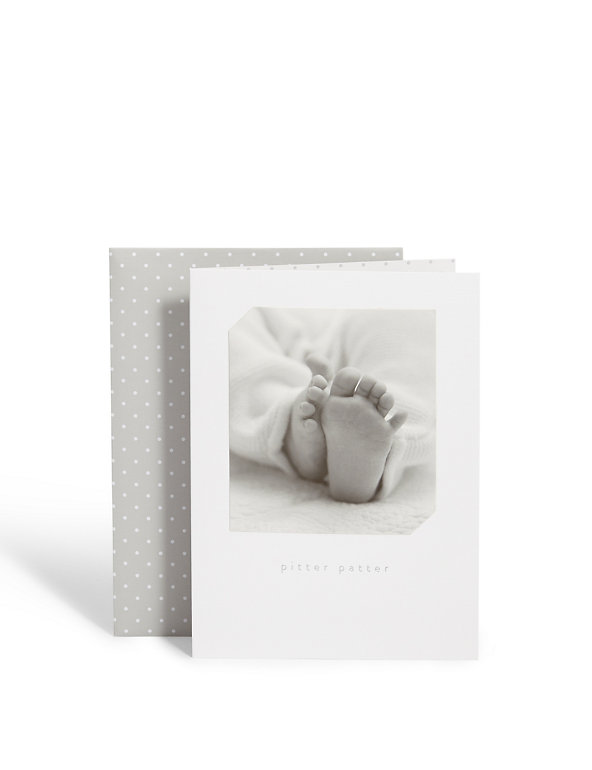 Photographic New Baby Card Image 1 of 2