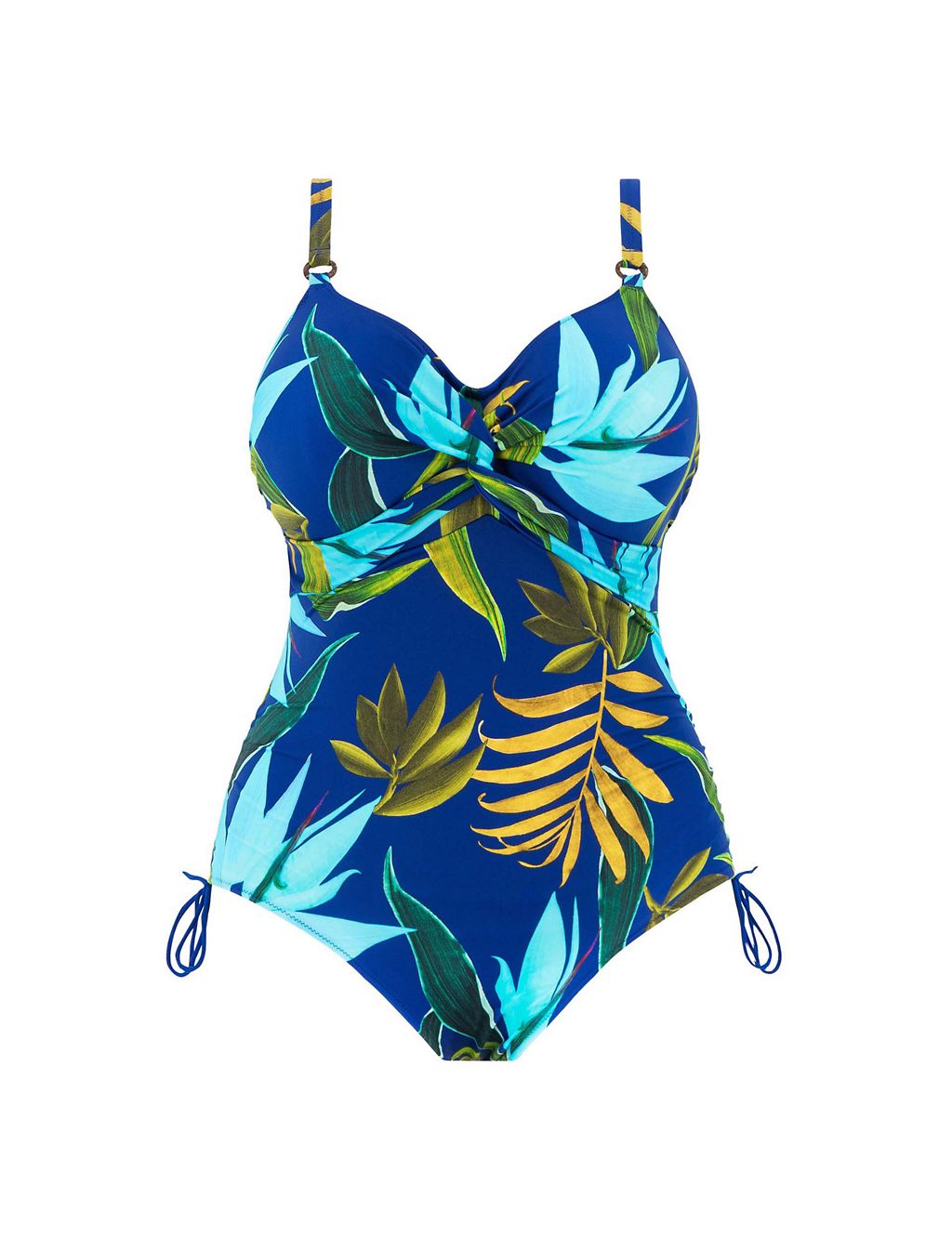Pichola Floral Wired Twist Front Swimsuit 1 of 4