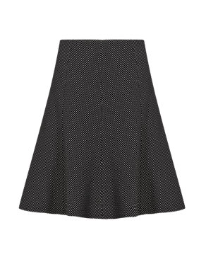 Pin Dot Flippy Mini Skirt Image 2 of 4