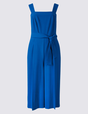 pinafore culotte jumpsuit