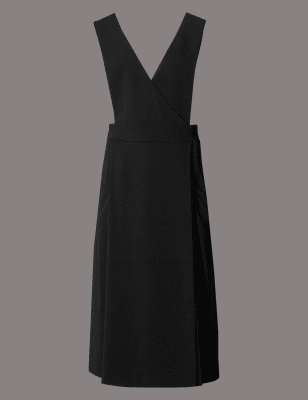 flare pinafore dress