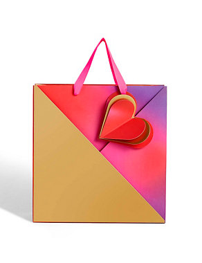 Pink & Gold Medium Gift Bag Image 2 of 5