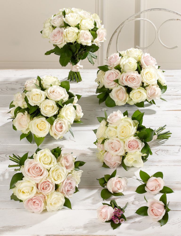 Pink & White Luxury Rose Wedding Flowers - Collection 3 1 of 1