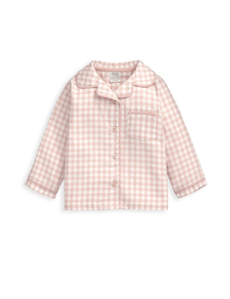 Pink Check Woven Pyjamas (6 Mths-3 yrs) 2 of 4