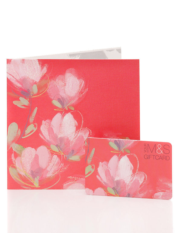Pink Floral Gift Card Image 1 of 1