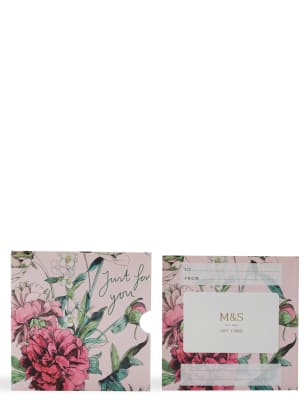Pink Floral Gift Card Image 2 of 4