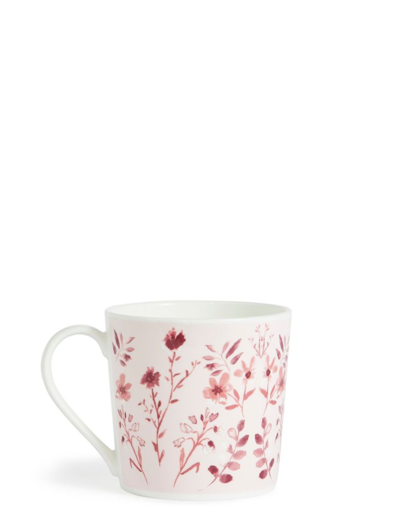 Pink Floral Mug 2 of 2