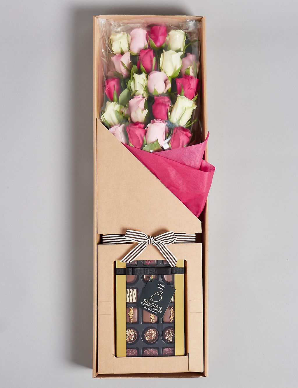 Pink Rose & Chocolate Gift Selection 1 of 4