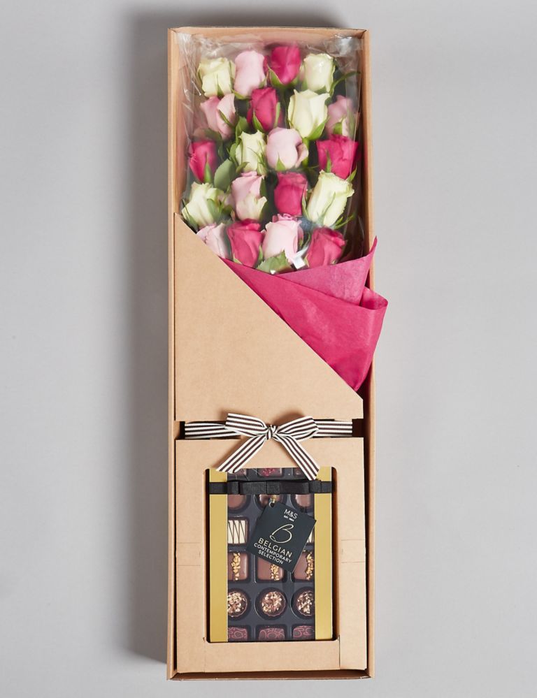 Pink Rose & Chocolate Gift Selection 2 of 4