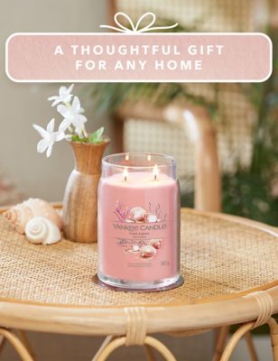 Yankee Candle 2-Wick Pink Sands Pink Jar Candle (Signature) in the Candles  department at