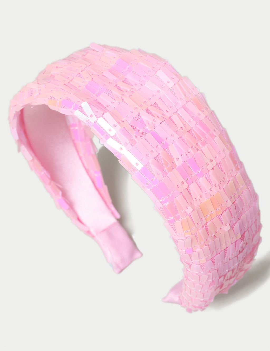 Pink Sequin Headband 1 of 3