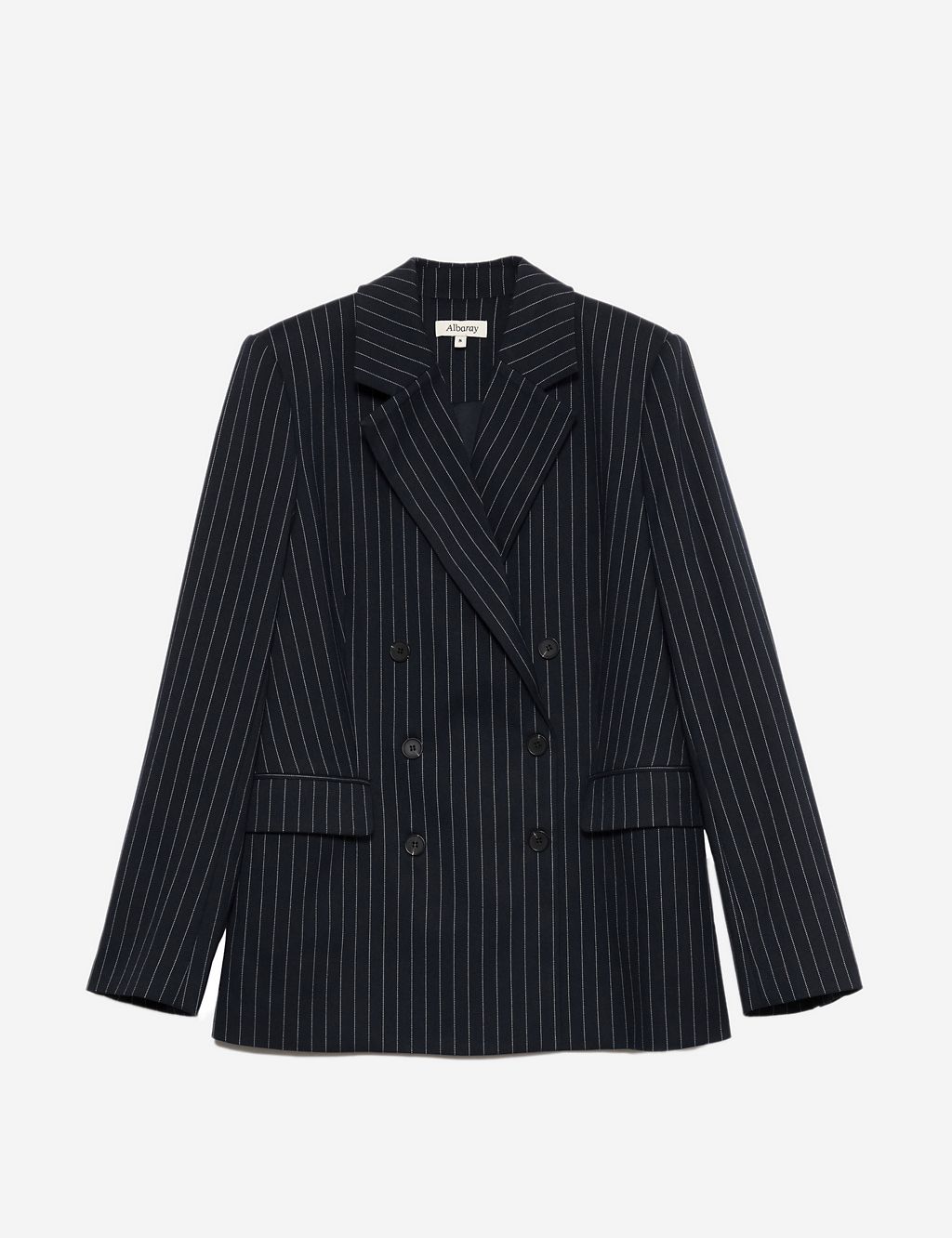 Pinstripe Double Breasted Blazer 1 of 5