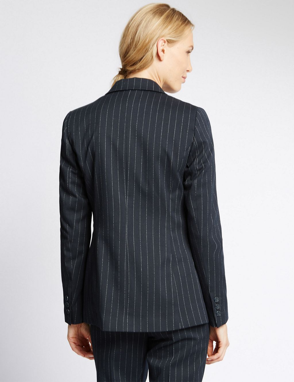 Pinstripe Double Breasted Jacket 4 of 5