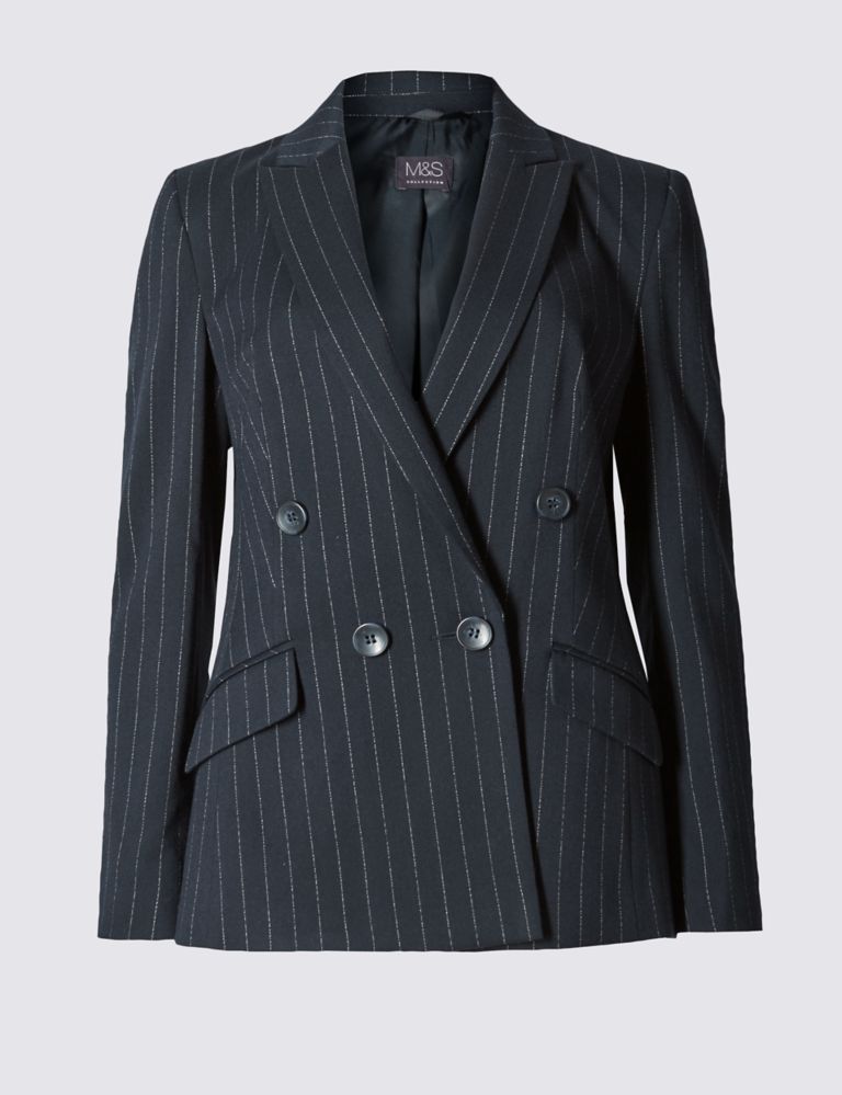 Pinstripe Double Breasted Jacket 2 of 5
