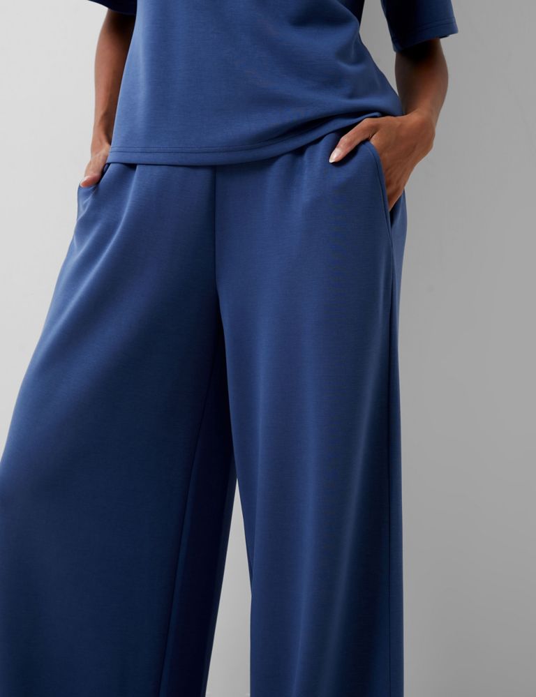 Pintuck Flared Wide Leg Trousers 4 of 4