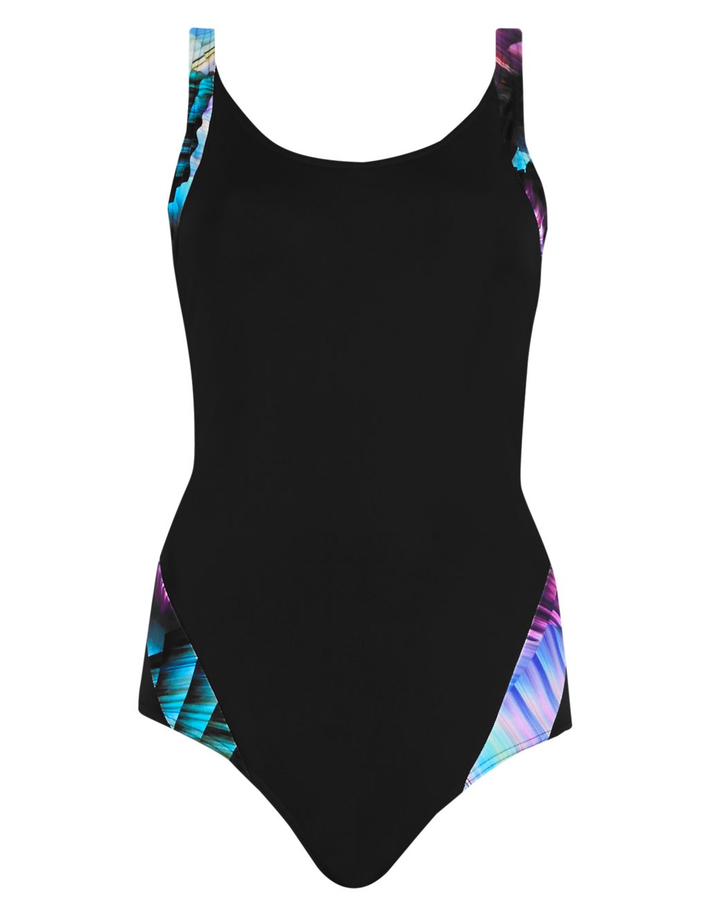 Piped Longline Sporty Swimsuit 1 of 4