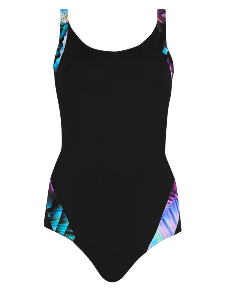 Piped Longline Sporty Swimsuit 3 of 4
