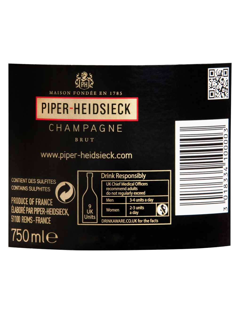 Piper Heidsieck Cuvee Brut - Single Bottle 2 of 3