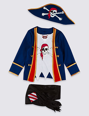 Pirate Boy Costume (3-12 Years) Image 2 of 3