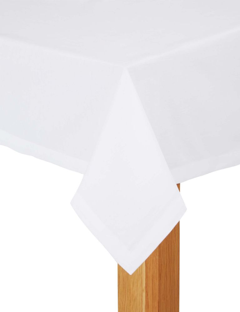 Plain Cotton Tablecloth 1 of 1