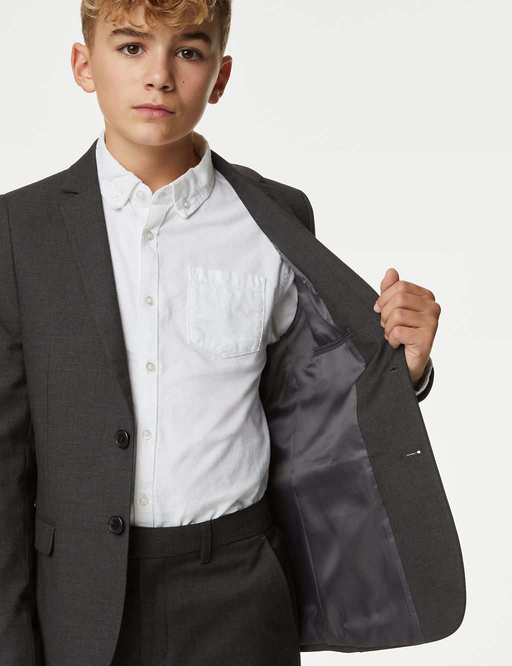 Plain Suit Jacket (6-16 Yrs) 7 of 8