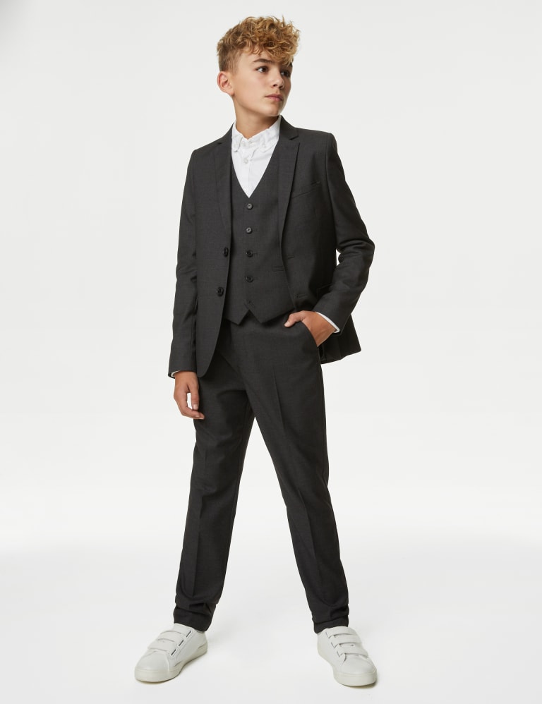 Boys slim fit suit on sale pants