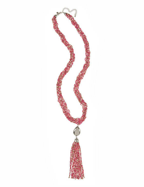 Plaited Tassel Necklace Image 1 of 1