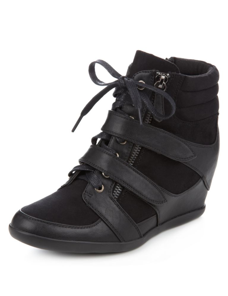 Platform Wedge Ankle Boots with Insolia® 1 of 6