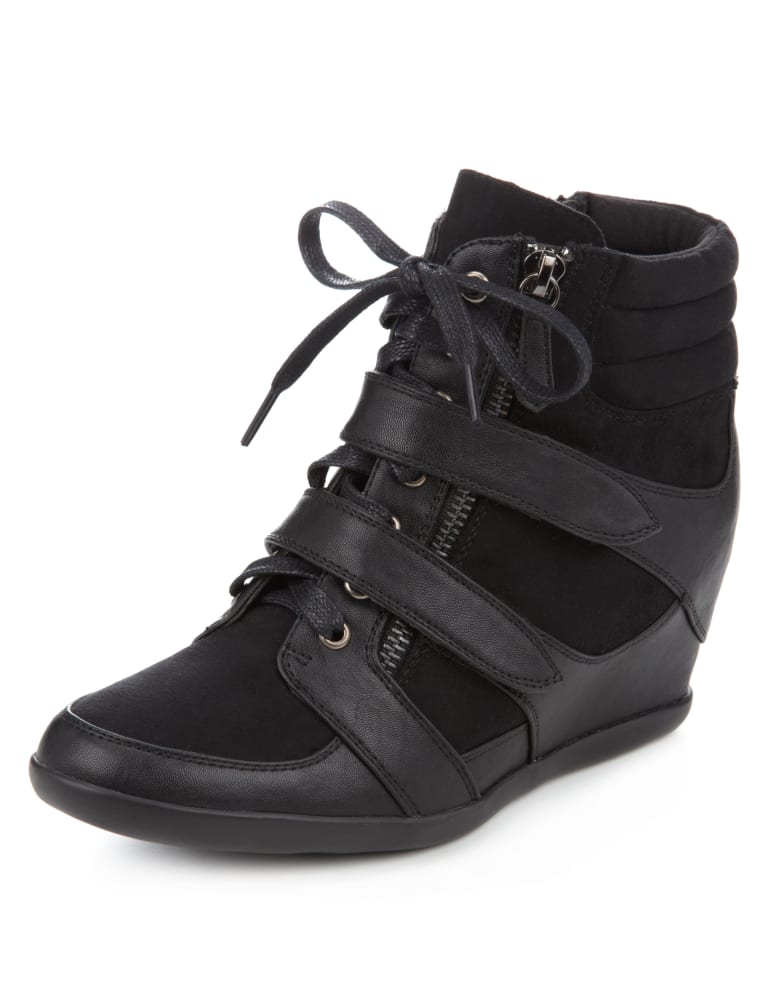 M&s wedge boots sales