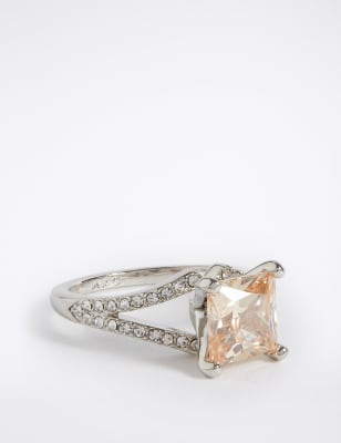 M&s platinum clearance plated ring