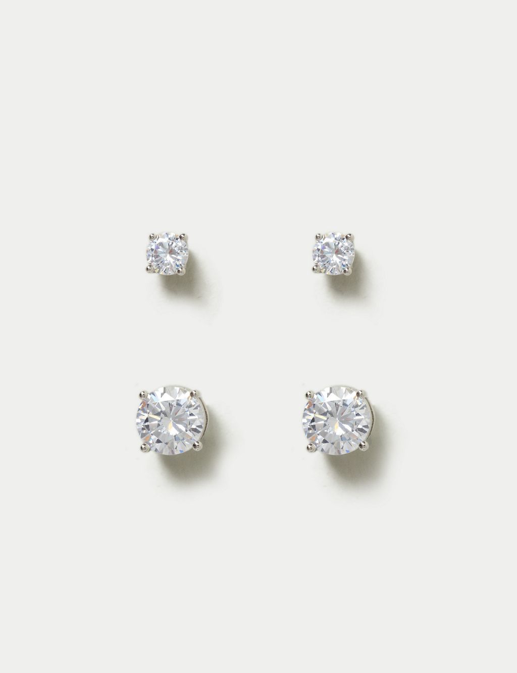 Platinum Plated Studs 2 Pack 1 of 2