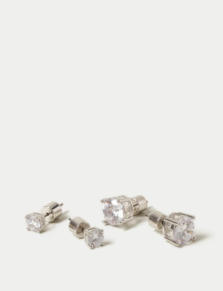 Platinum Plated Studs 2 Pack 2 of 2