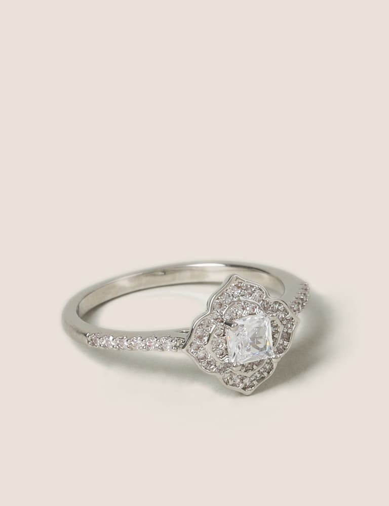 Marks and spencer on sale platinum plated ring
