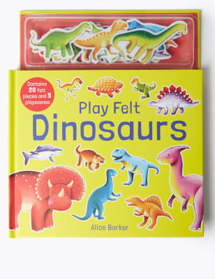 fuzzy felt dinosaurs