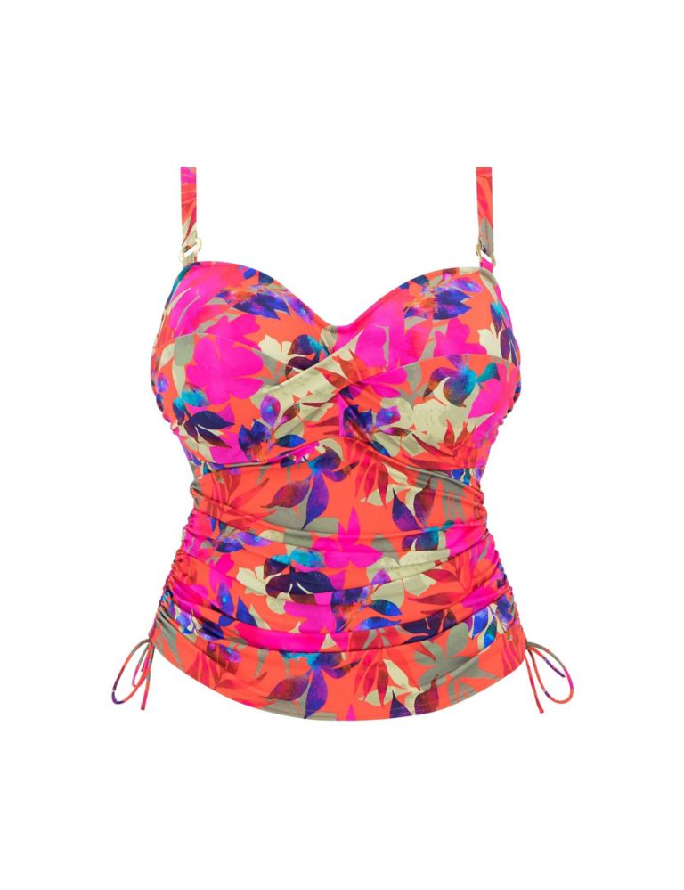 Playa Del Carmen Floral Wired Tankini Top 2 of 4