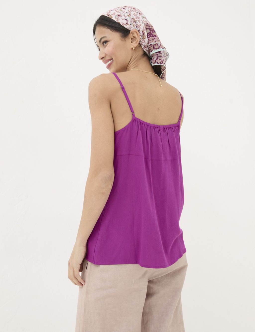 Pleat Detail Cami Top 2 of 5