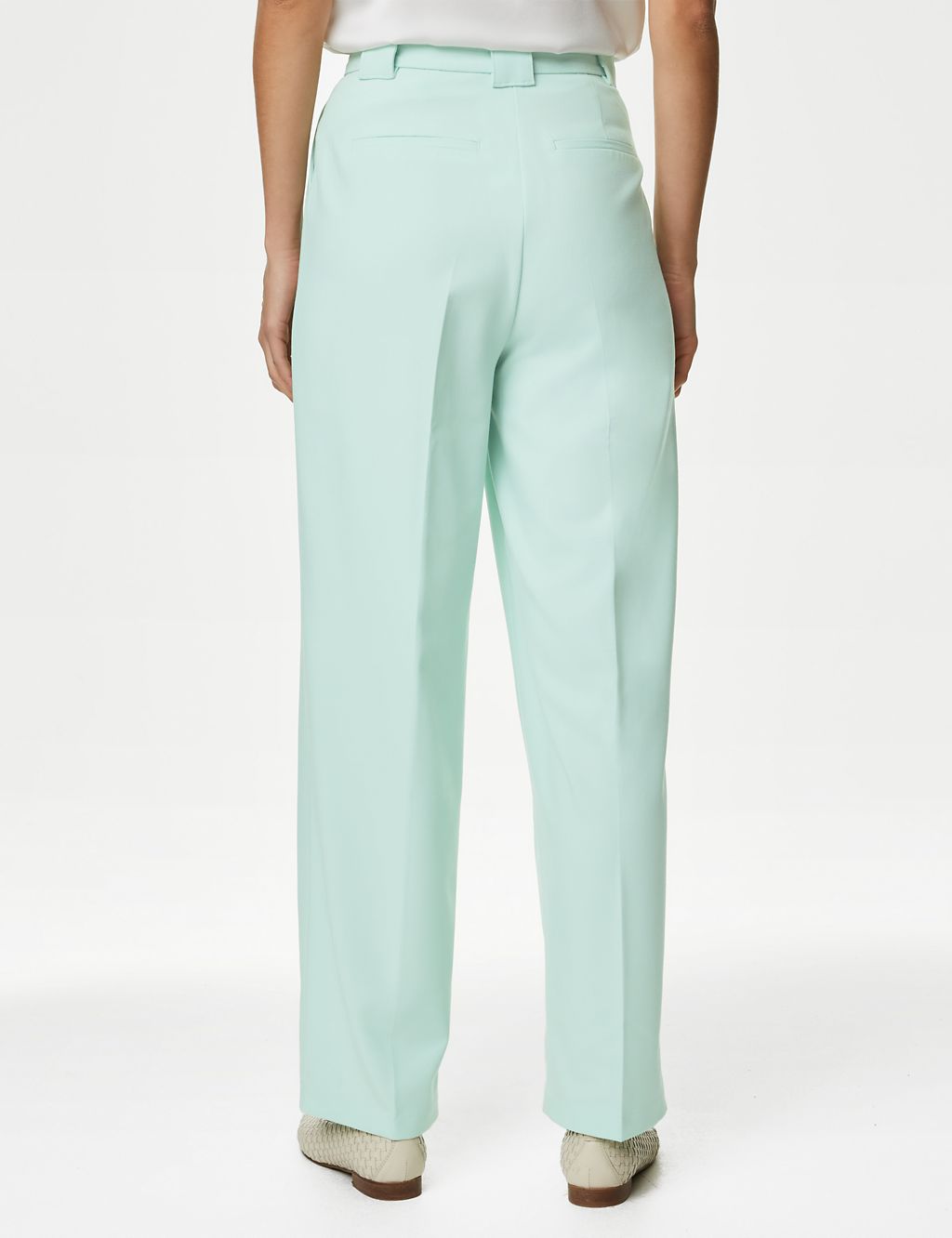 Pleat Front Relaxed Straight Trousers 5 of 5