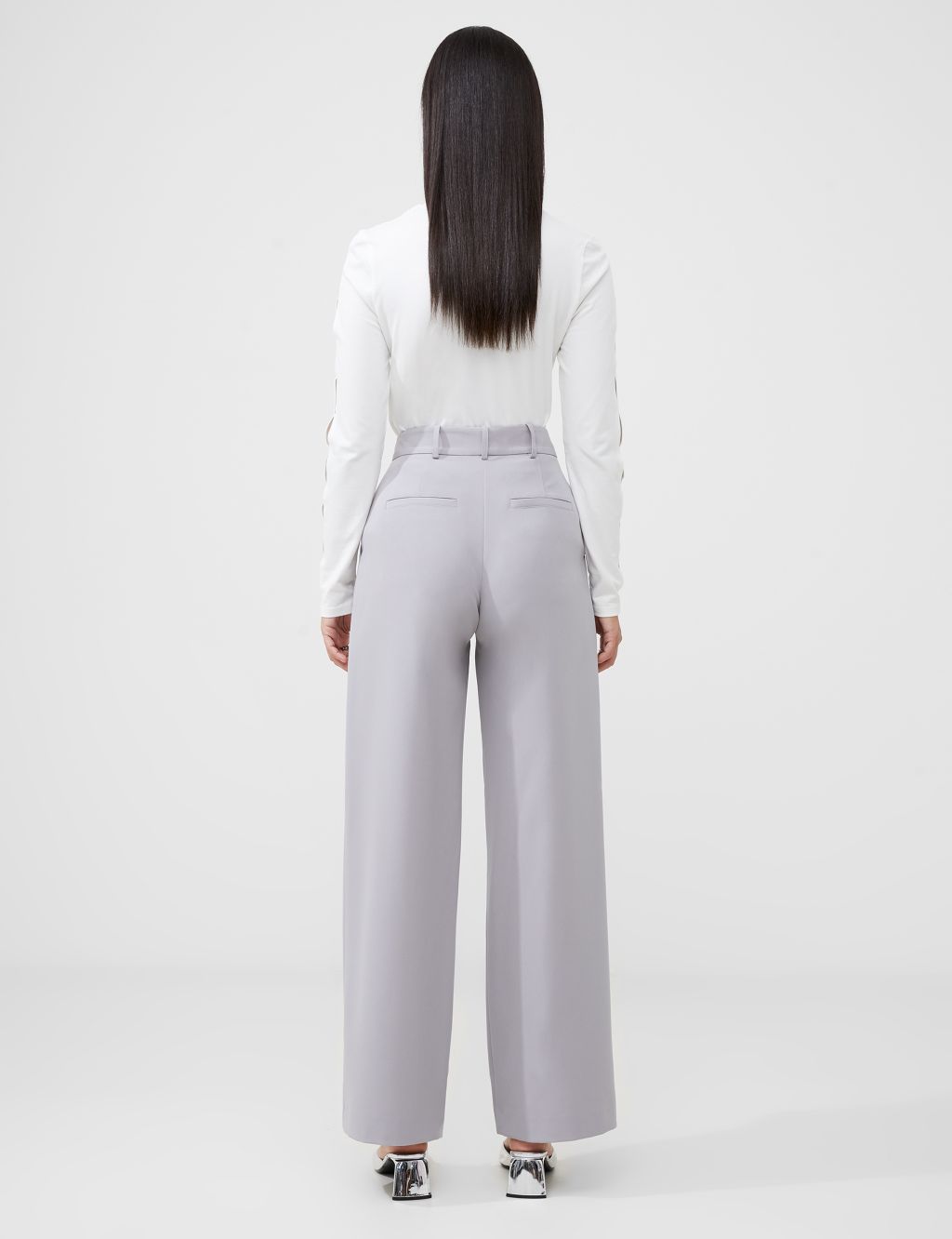 Pleat Front Straight Leg Trousers 4 of 4