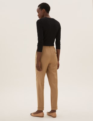 Seam Front Ankle Grazer Pants