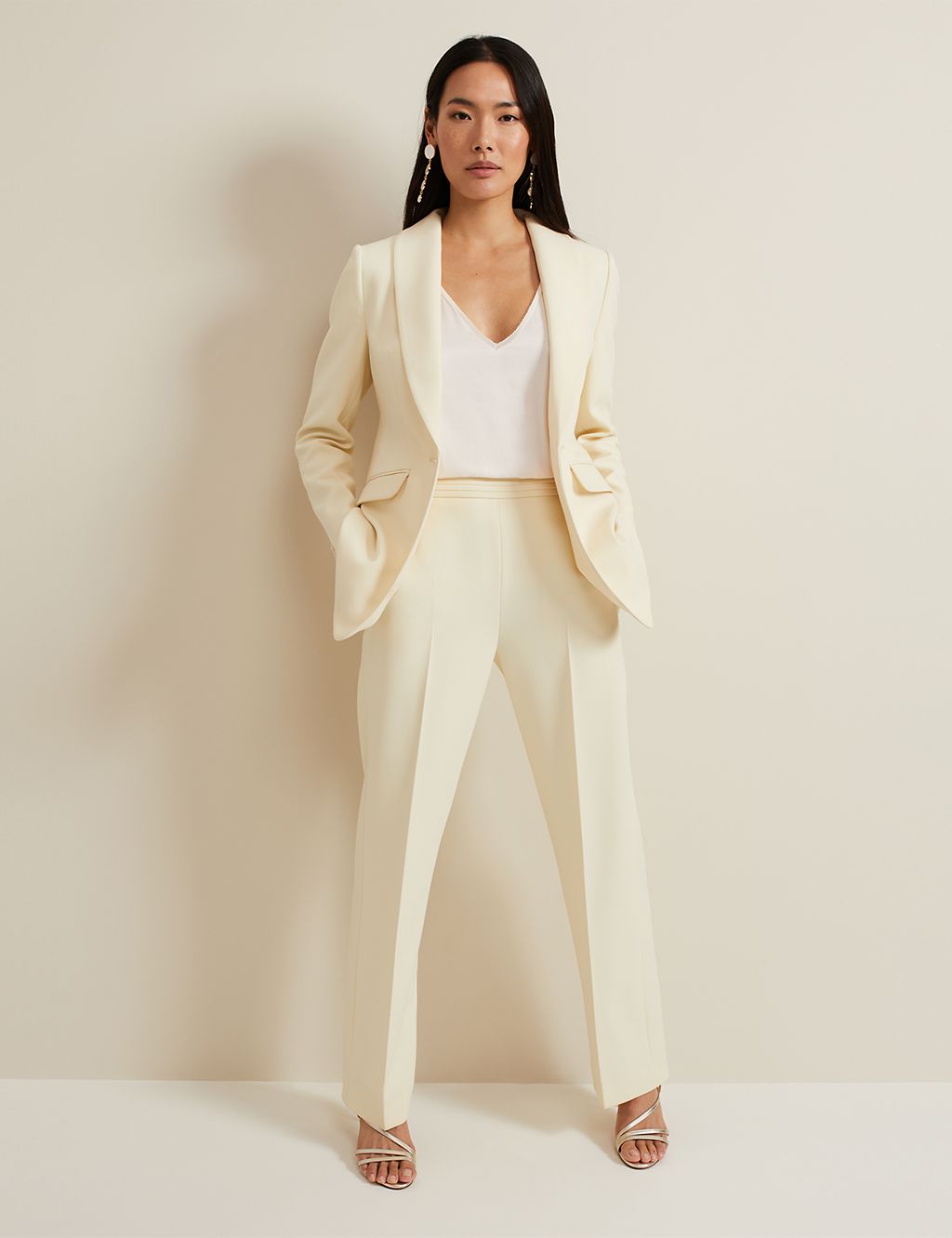 Pleat Front Tapered Trousers 3 of 7