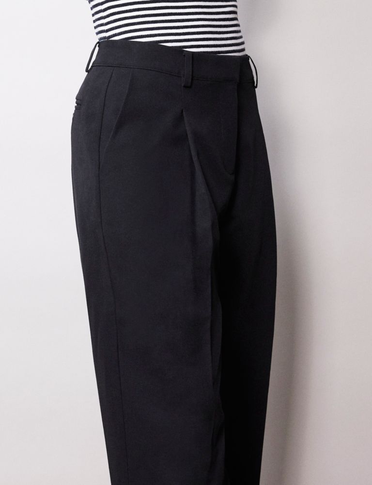 Pleat Front Wide Leg Chinos 3 of 5