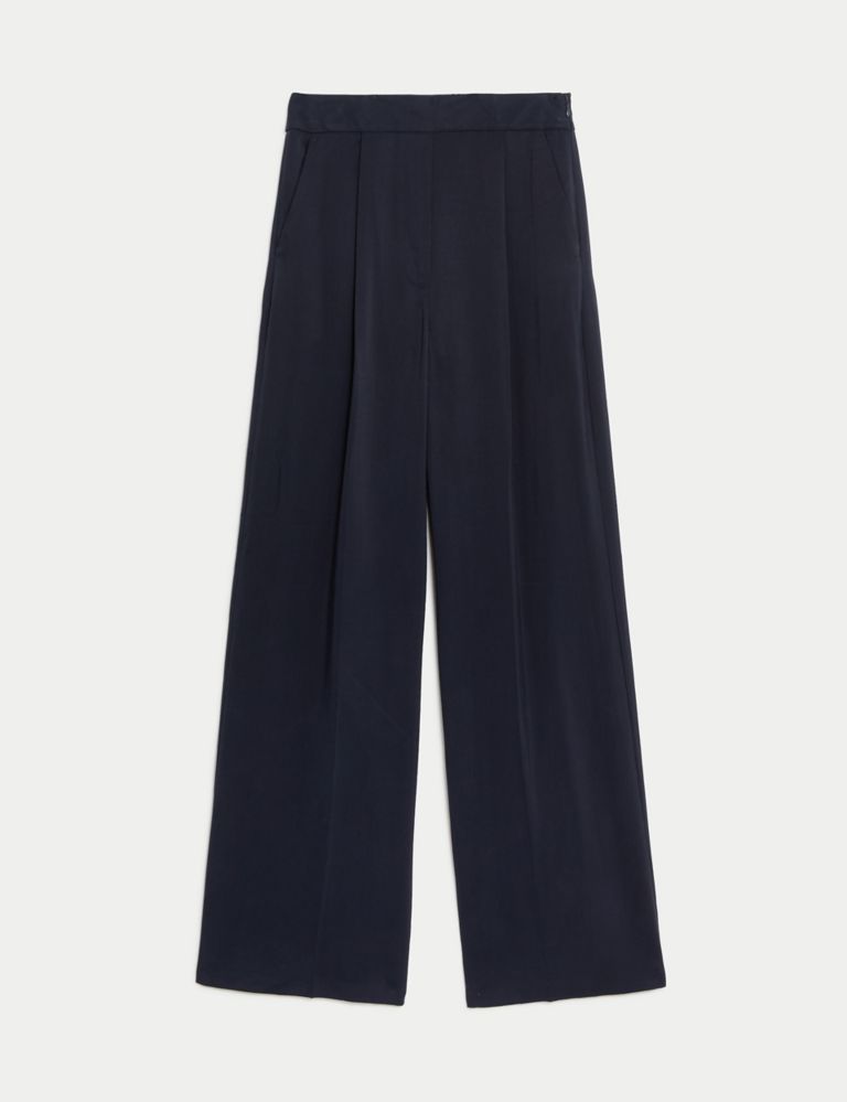 Pleat Front Wide Leg Trousers 3 of 6